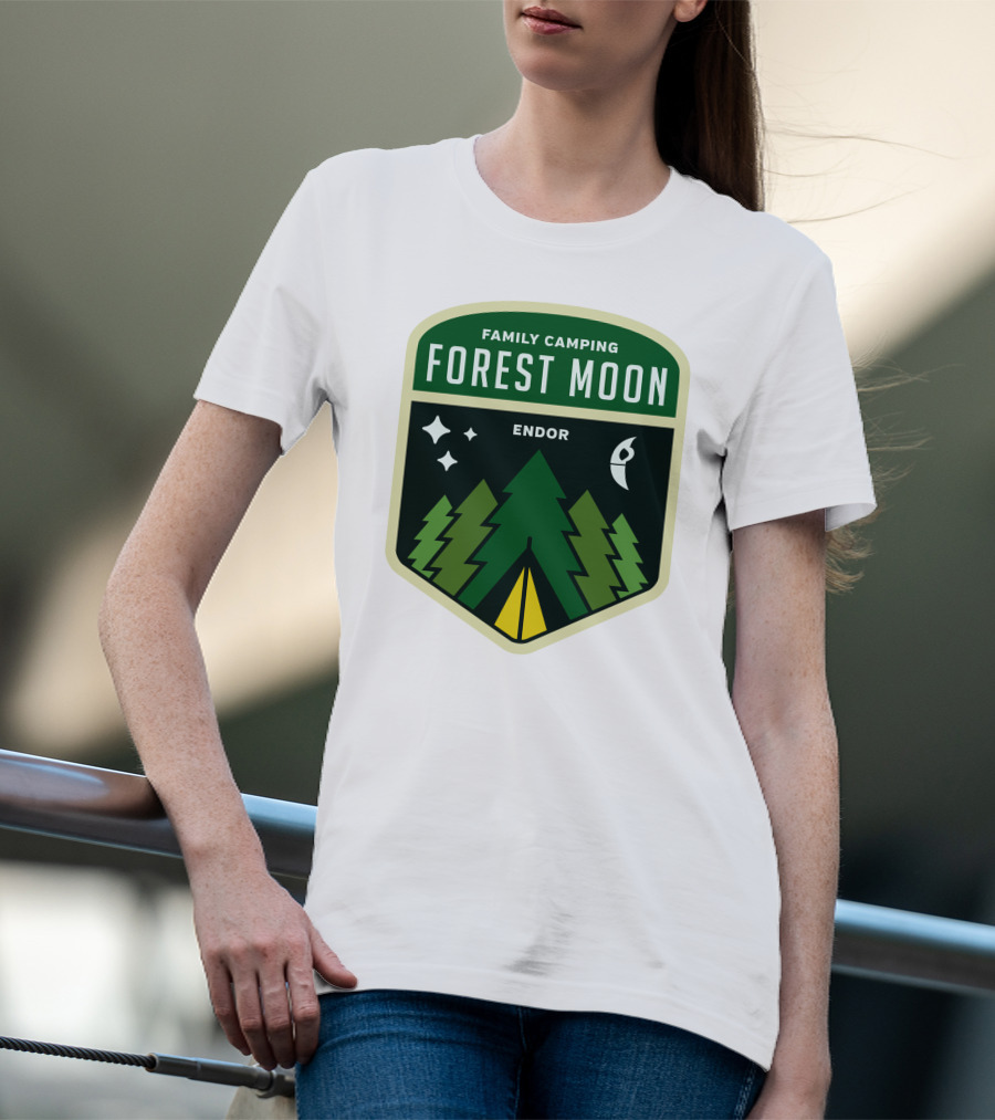 Family Camping Forest Moon Endor T-Shirt