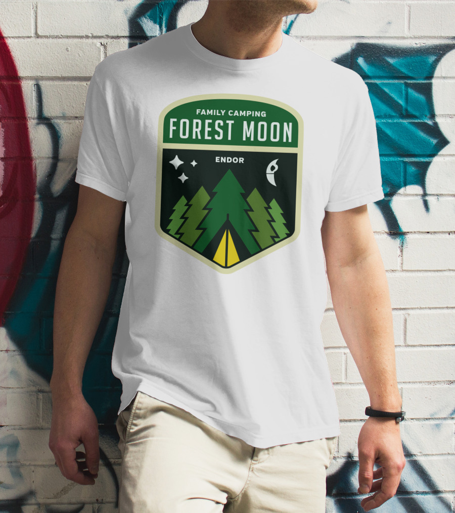 Family Camping Forest Moon Endor T-Shirt