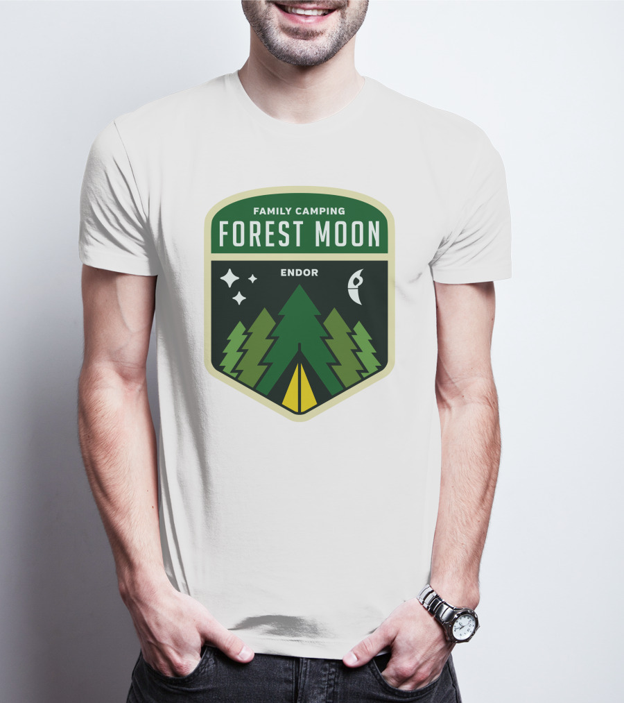 Family Camping Forest Moon Endor T-Shirt
