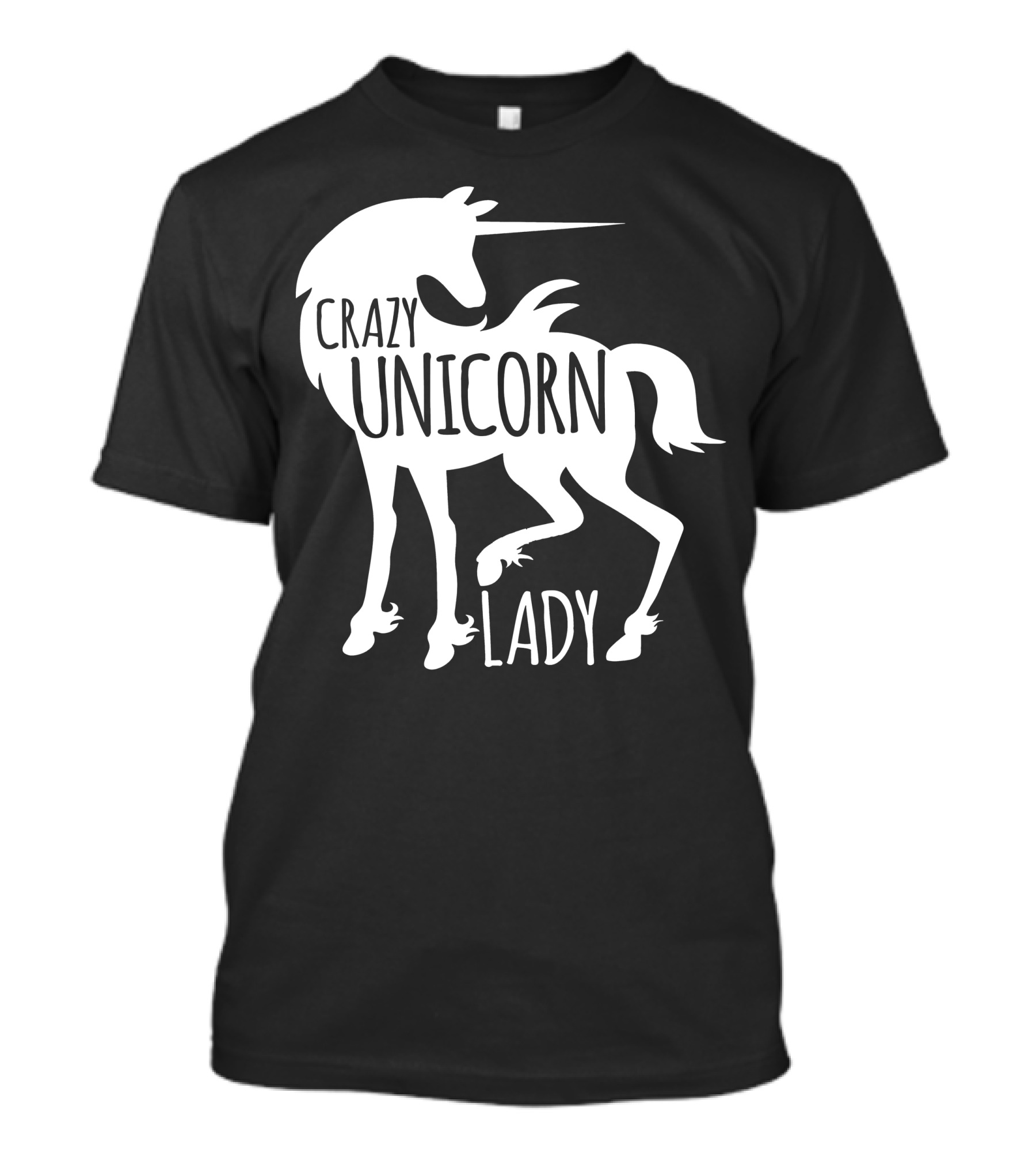 CRAZY UNICORN LADY T-Shirt
