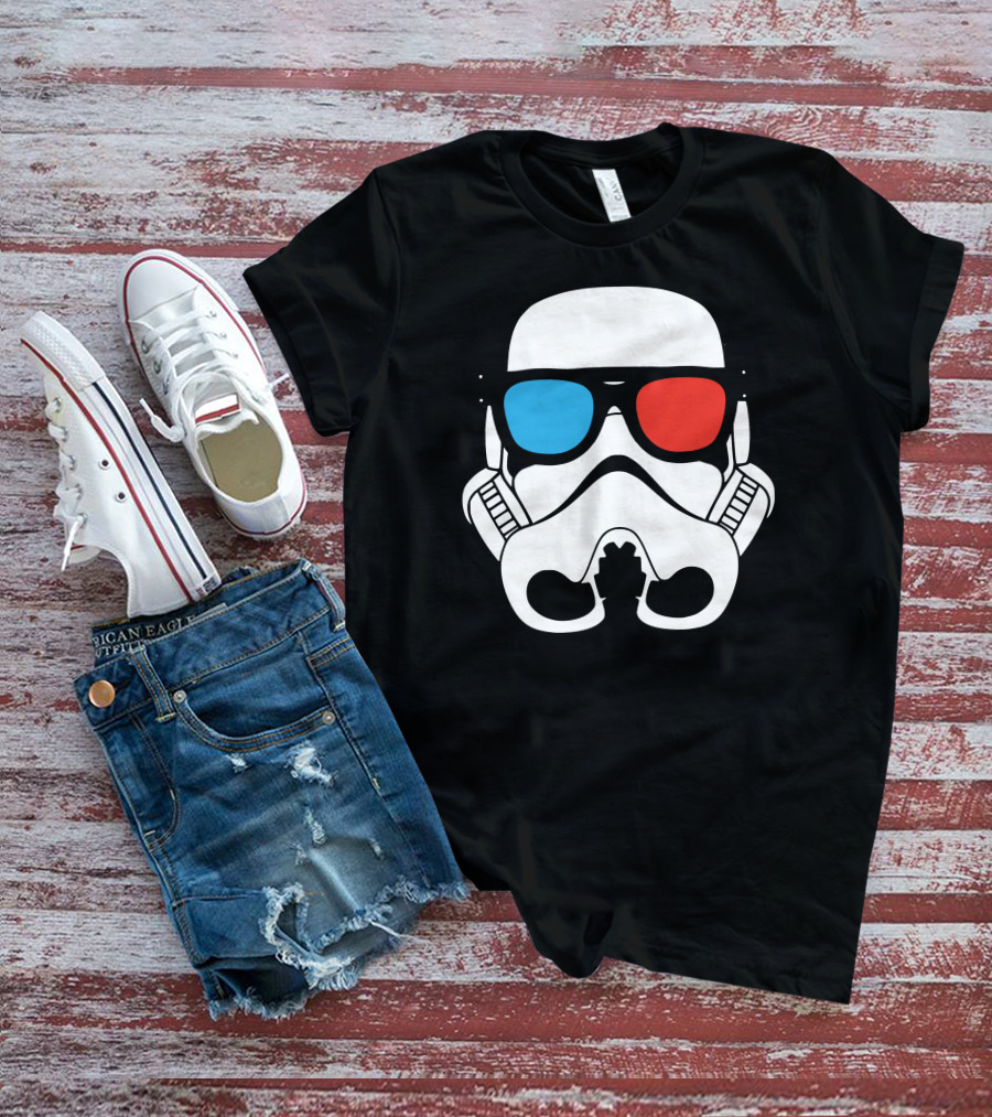 Cool Trooper 3D Glasses Stormtrooper T-Shirt
