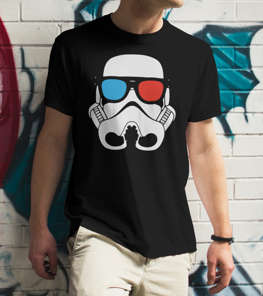 Cool Trooper 3D Glasses Stormtrooper T-Shirt