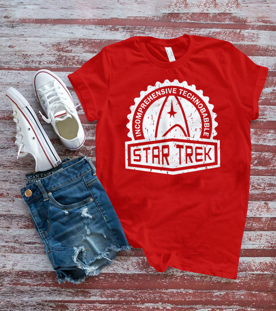 INCOMPREHENSIVE TECHNOBABBLE CREST SERIES STAR TREK T-Shirt