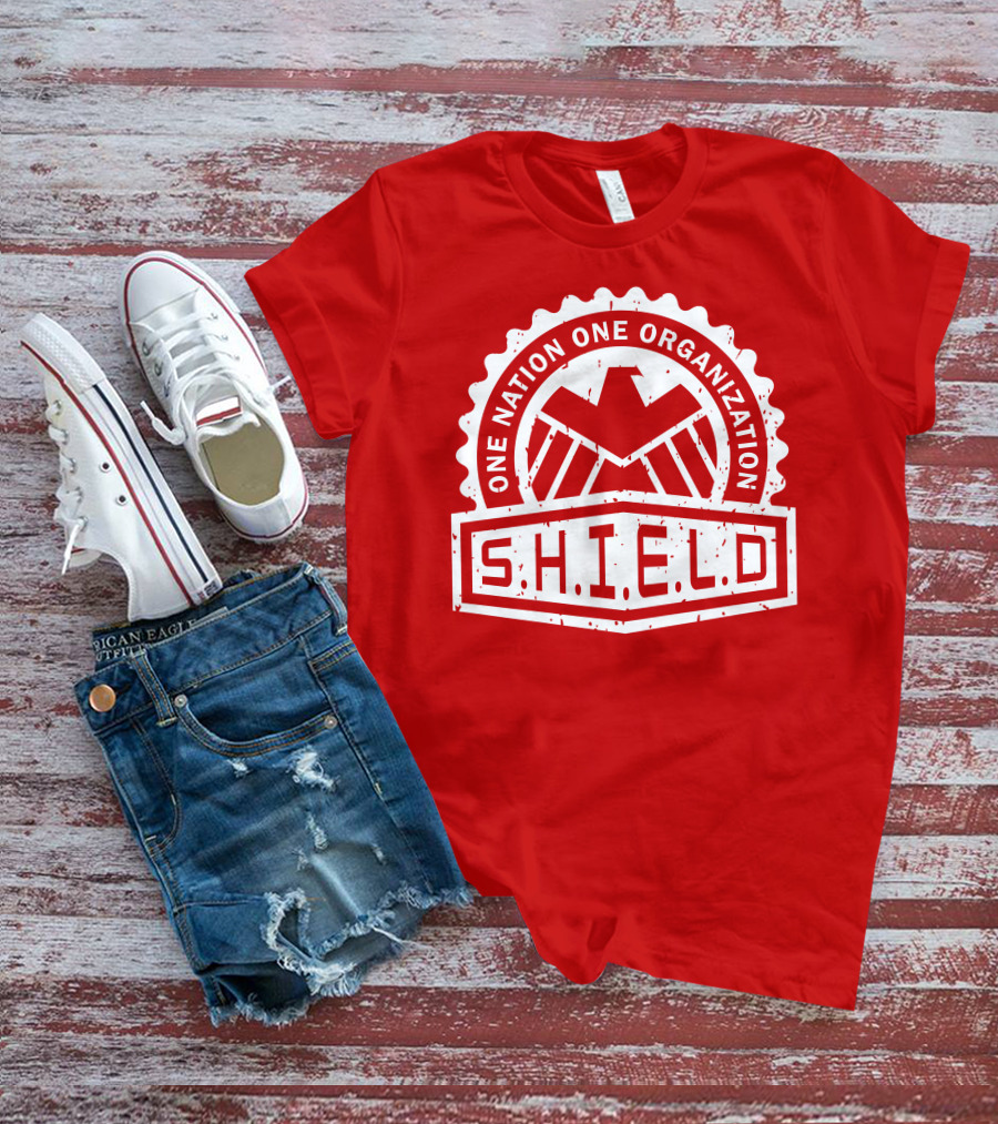 One Nation One Organization S.H.I.E.L.D. Crest Series T-Shirt