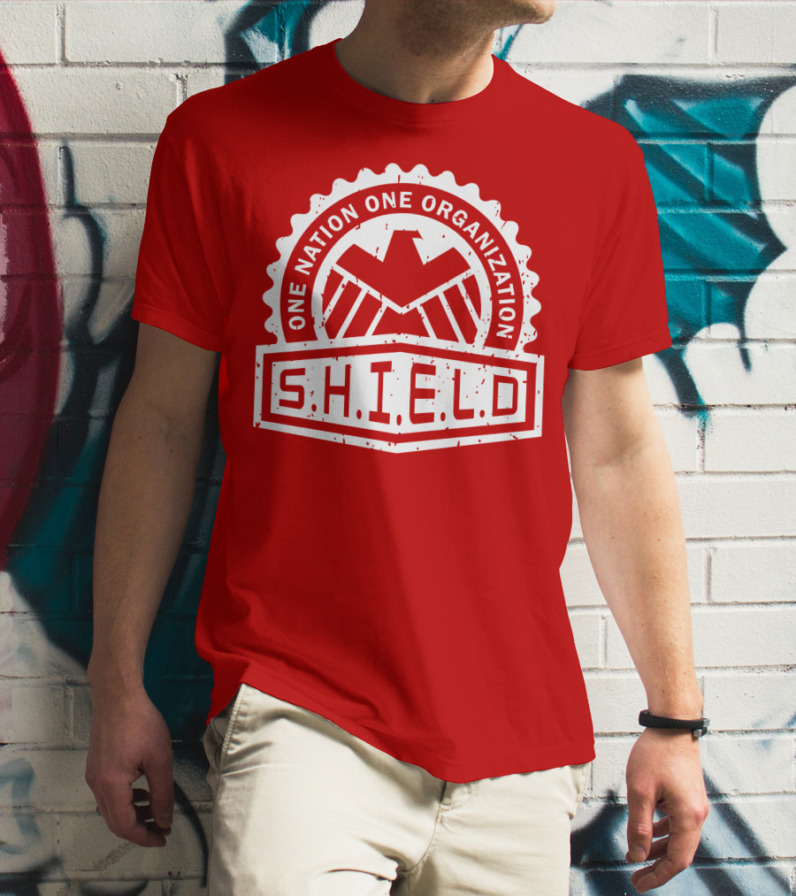 One Nation One Organization S.H.I.E.L.D. Crest Series T-Shirt