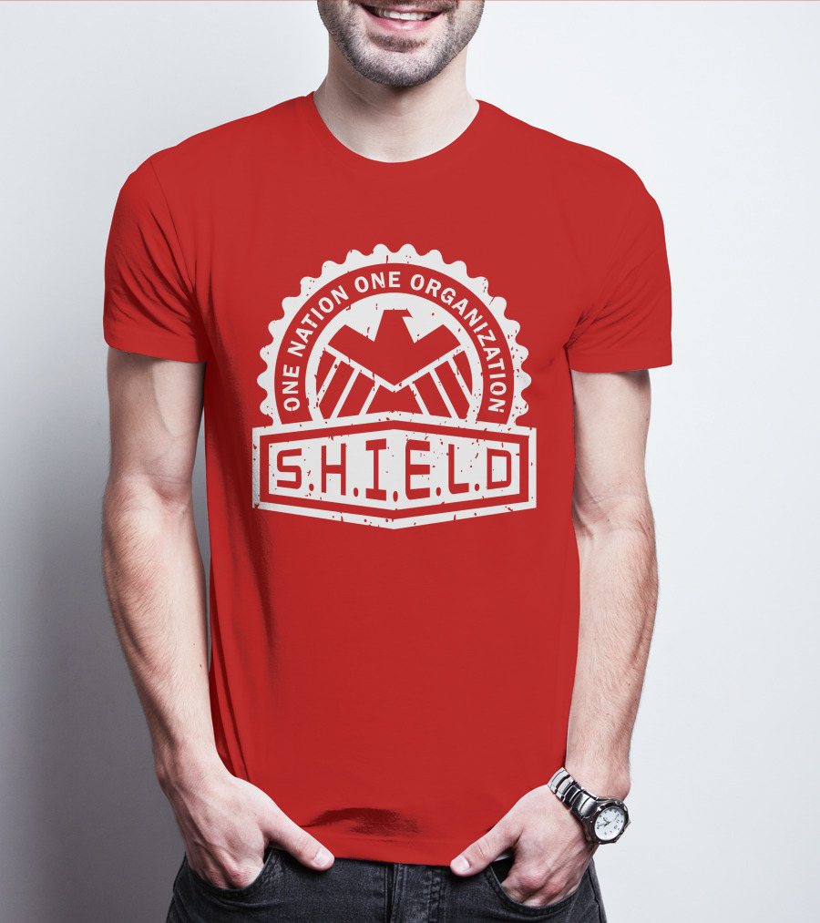 One Nation One Organization S.H.I.E.L.D. Crest Series T-Shirt