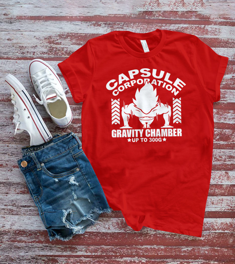 Capsule Corporation Gravity Chamber Up To 300G T-Shirt