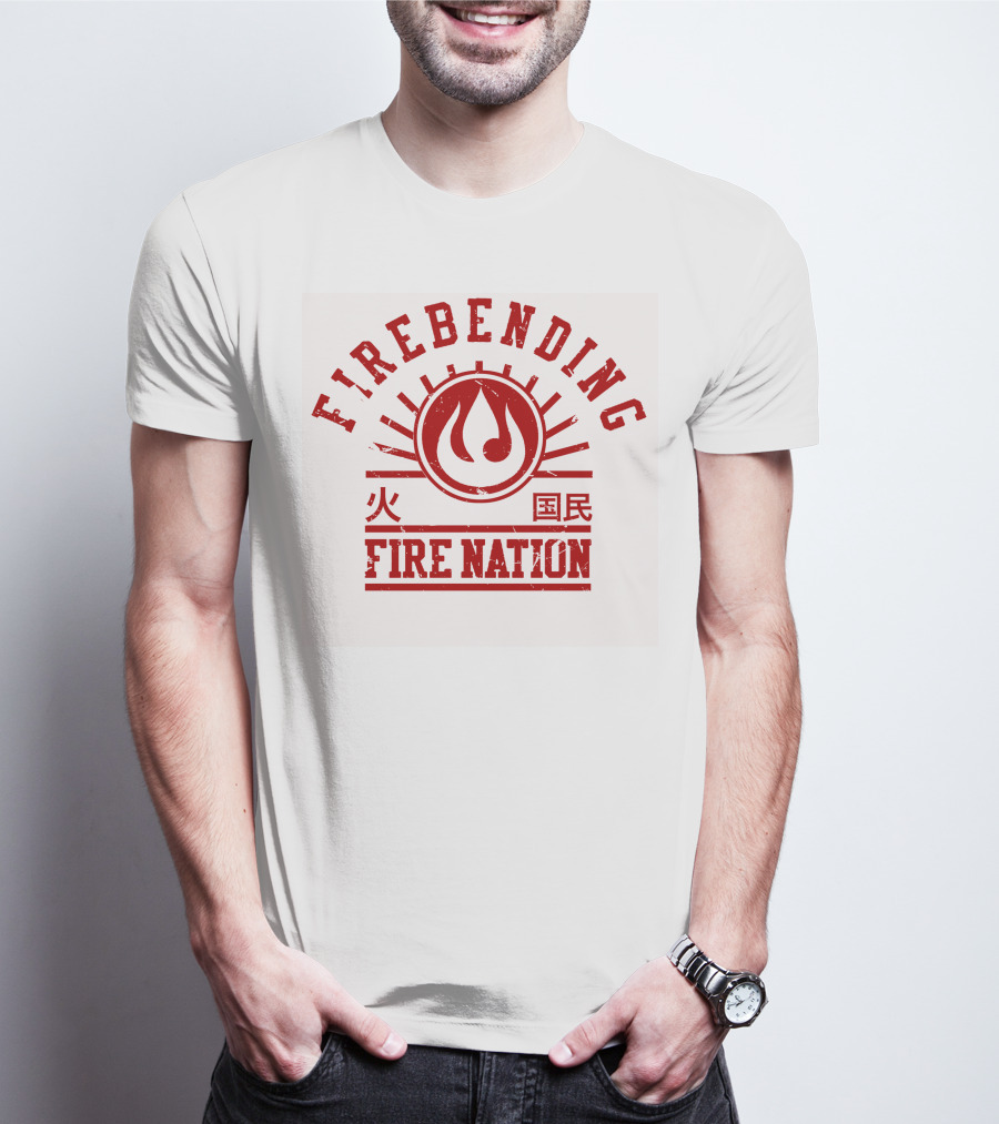 FIREBENDING FIRE NATION Avatar Elements T-Shirt