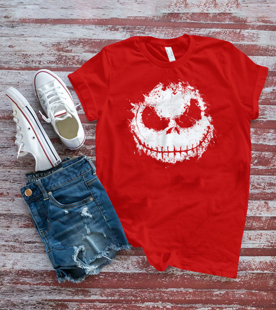 Ink Nightmare Grinning Skull T-Shirt