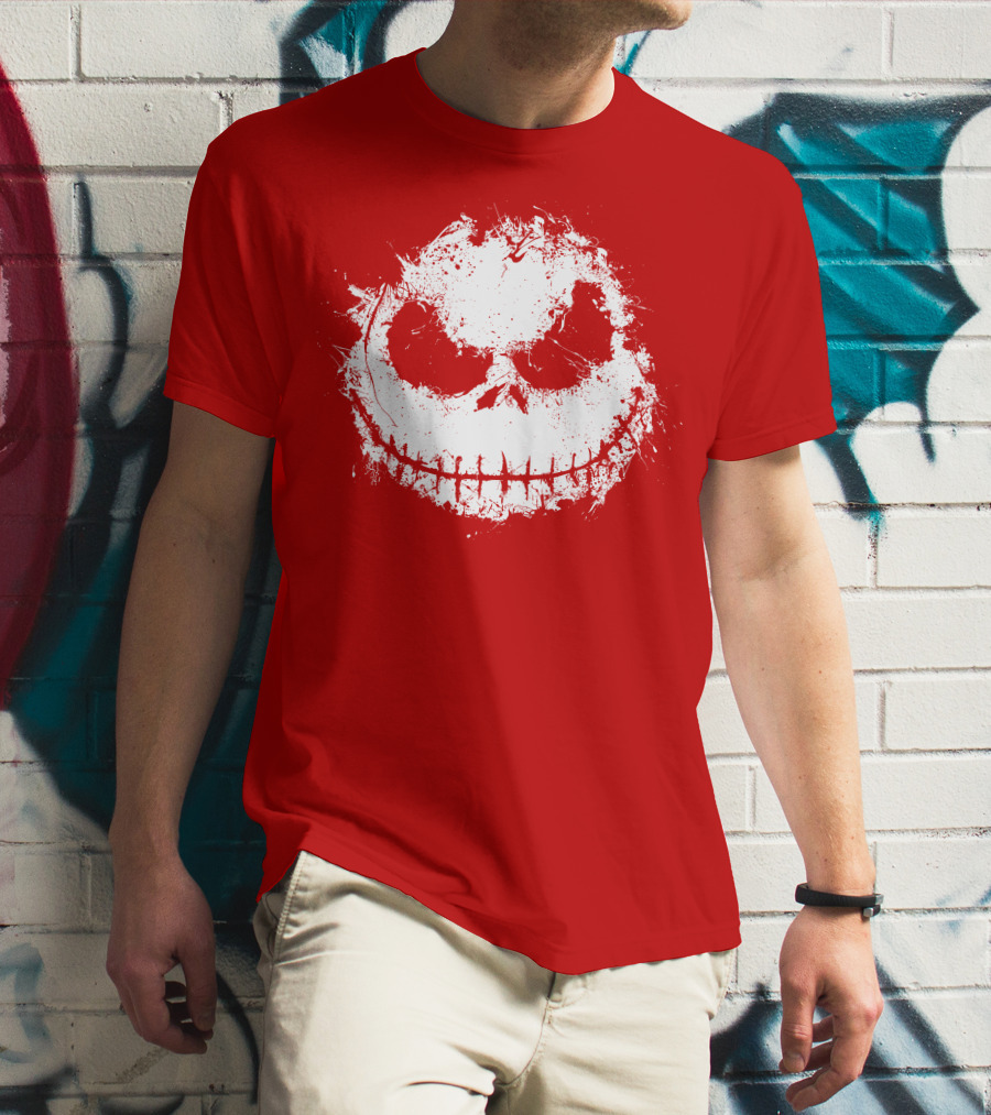 Ink Nightmare Grinning Skull T-Shirt