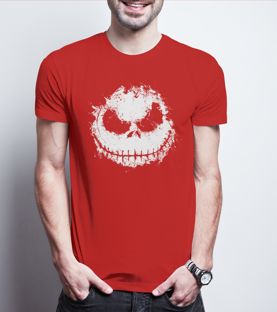 Ink Nightmare Grinning Skull T-Shirt