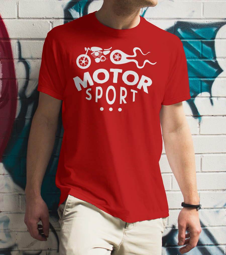 MOTOR SPORT Motorcycle Flame T-Shirt