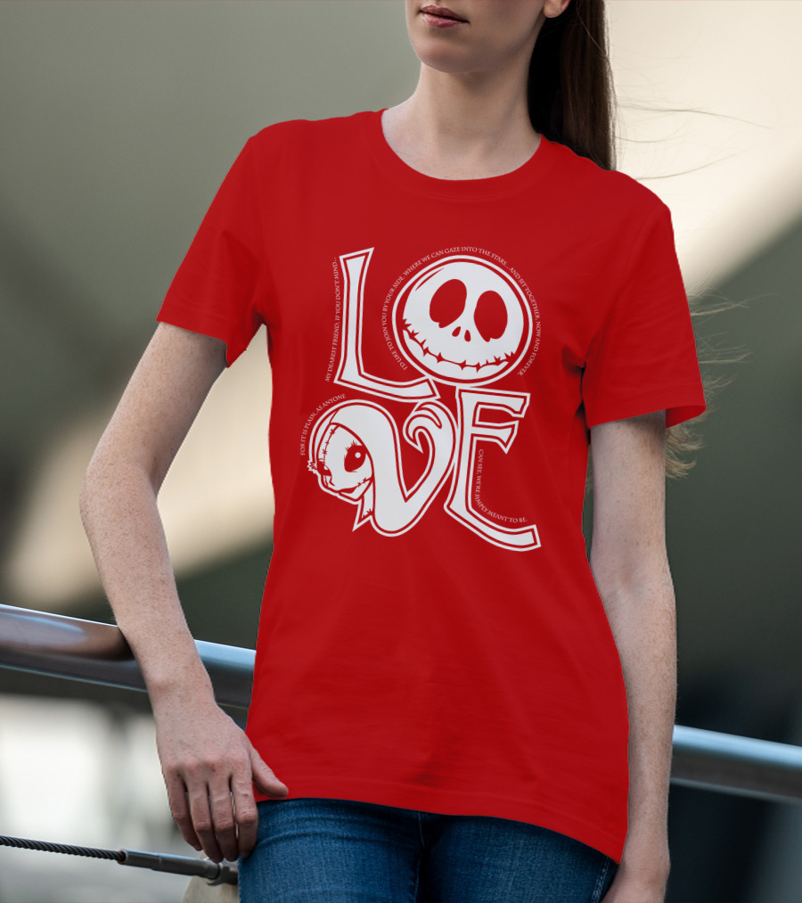 Love Is Eternal Nightmare Before Christmas T-Shirt