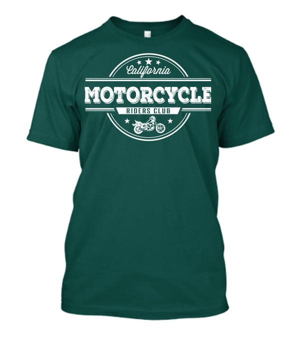 California Motorcycle Riders Club Retro Emblem T-Shirt