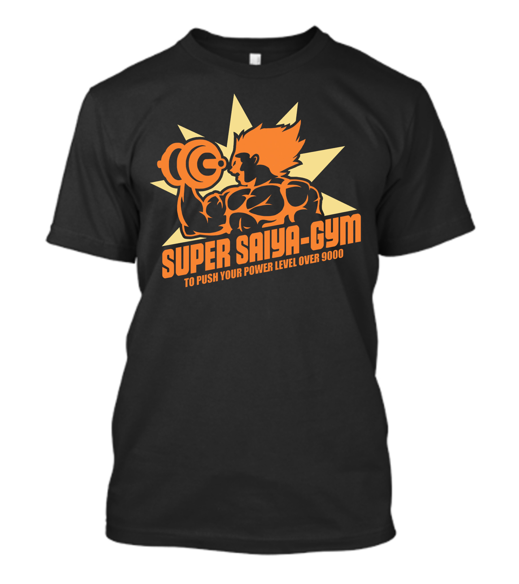 Super Saiya Gym To Push Your Power Level Over 9000 T-Shirt