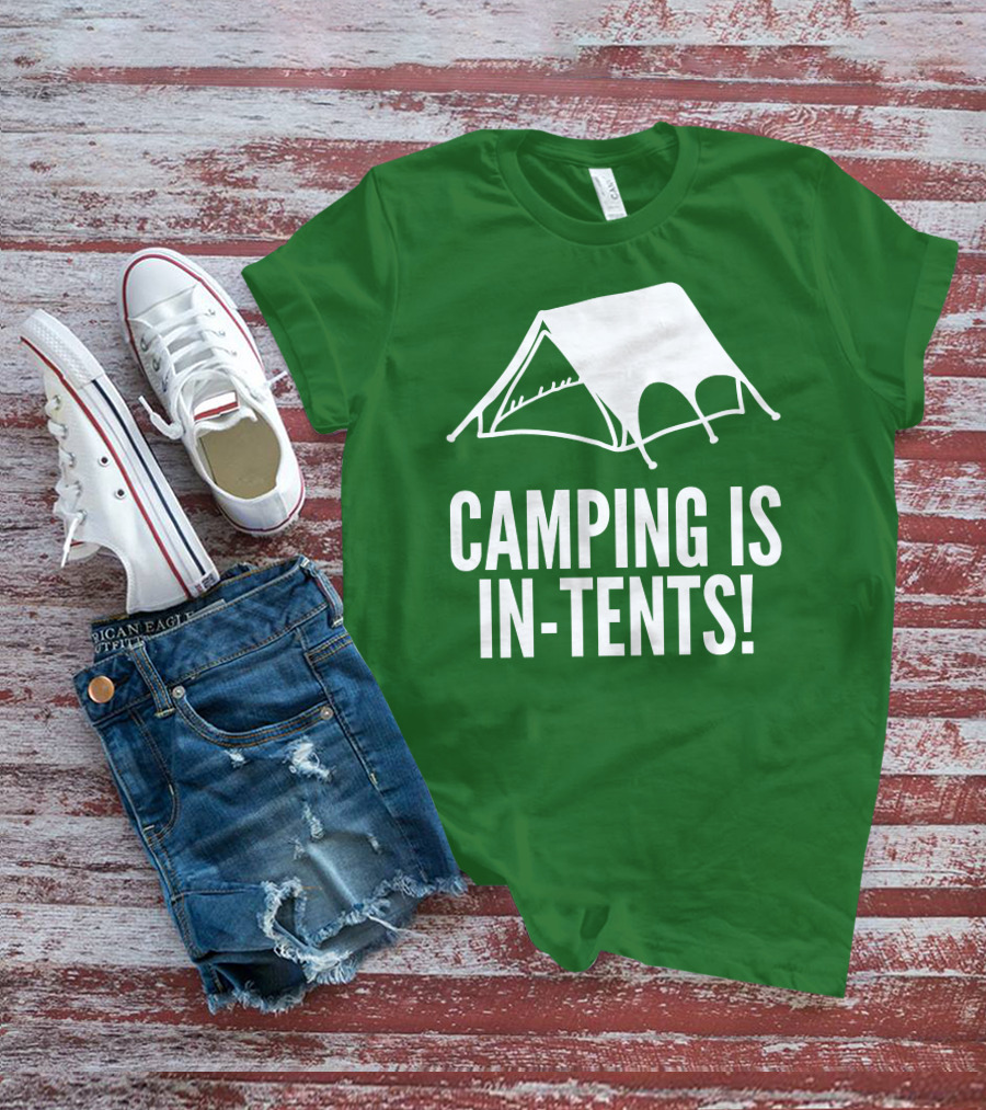 Camping Is In-Tents Camping Tent Image T-Shirt