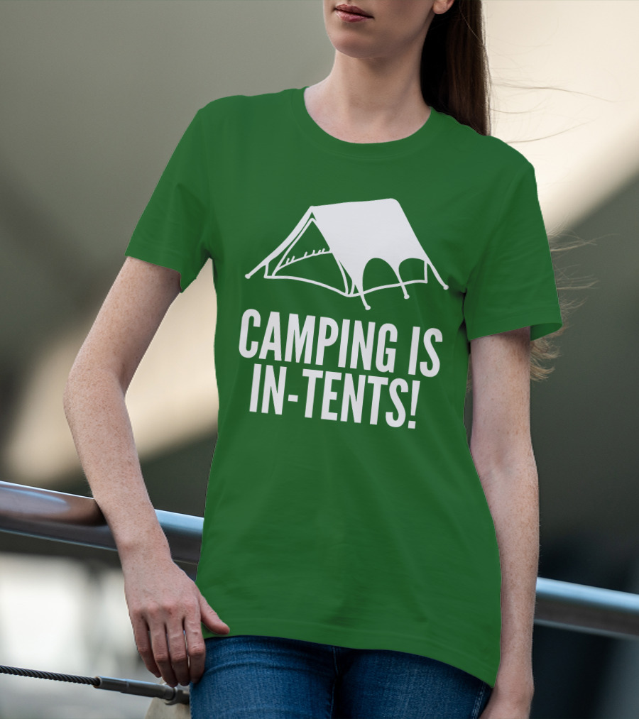 Camping Is In-Tents Camping Tent Image T-Shirt