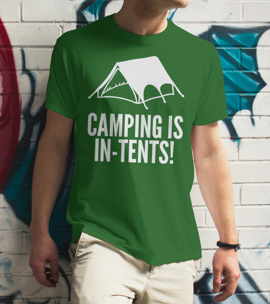 Camping Is In-Tents Camping Tent Image T-Shirt