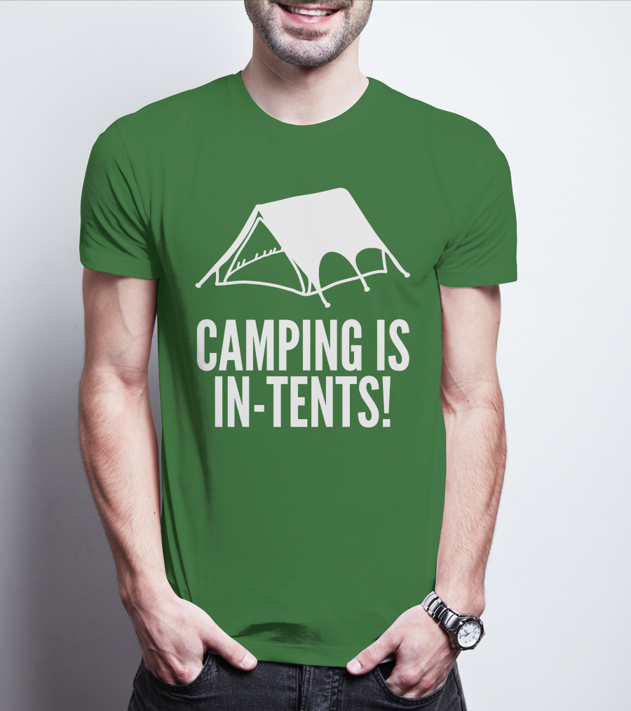 Camping Is In-Tents Camping Tent Image T-Shirt
