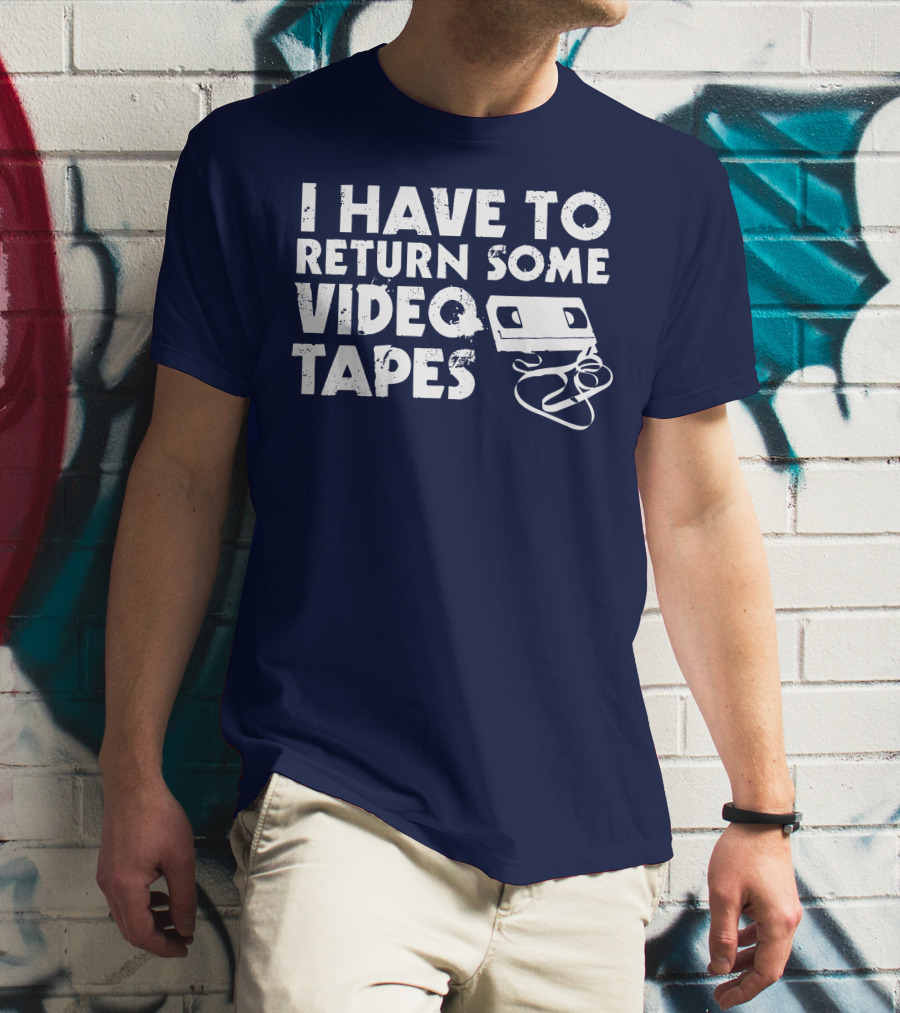I Have To Return Some Video Tapes American Psycho T-Shirt