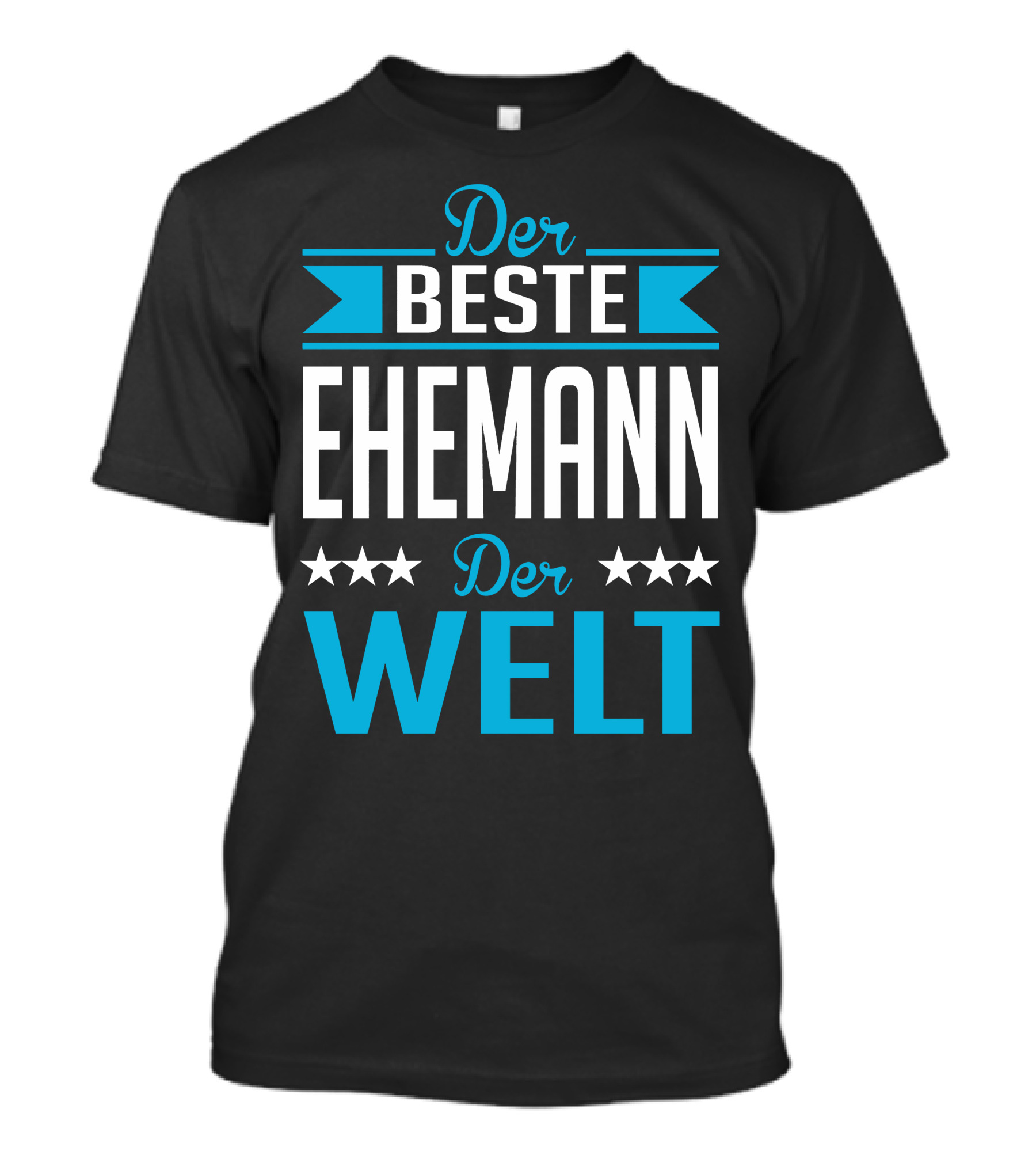 Der Beste Ehemann Der Welt Sterne Banner T-Shirt