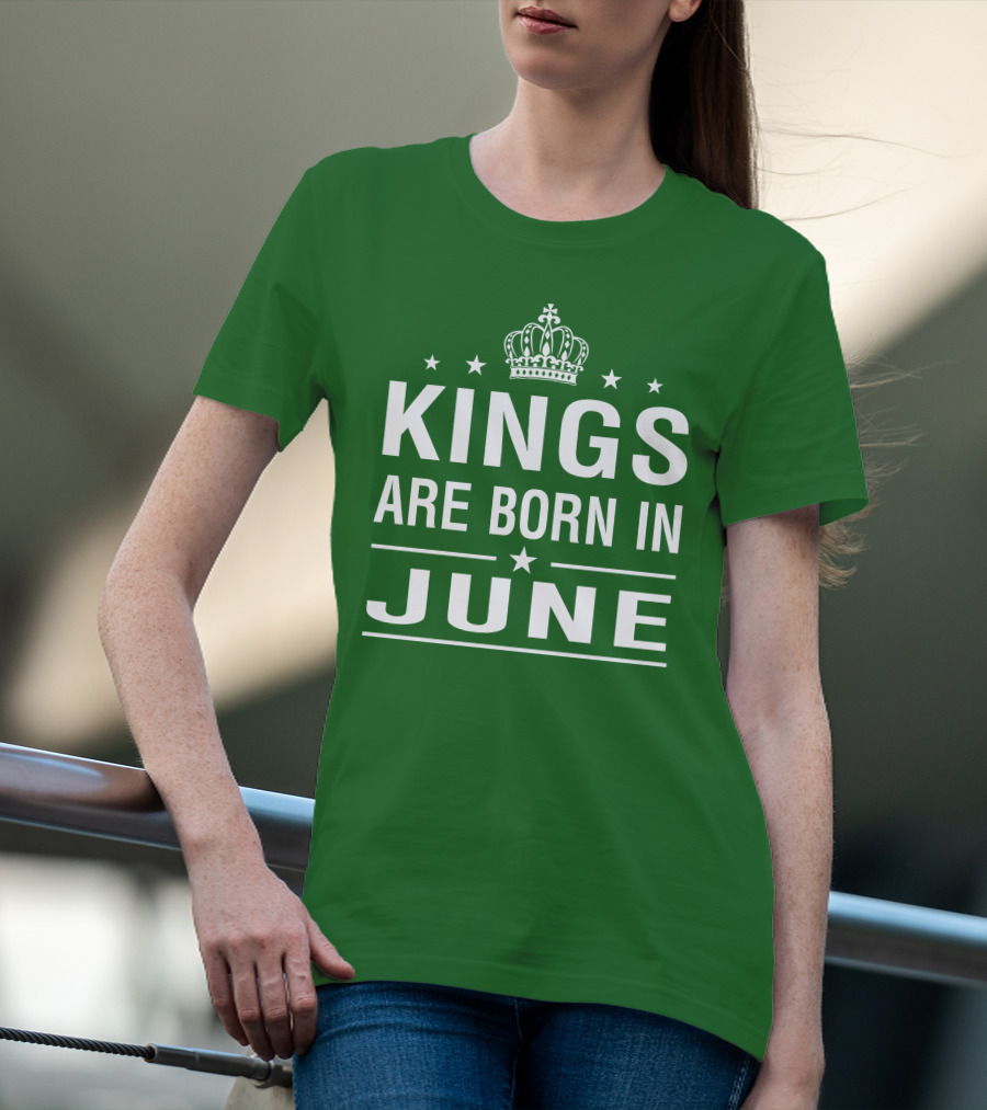June Kings Birthday Crown Stars T-Shirt