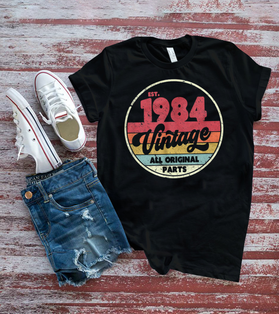 Est. 1984 Vintage All Original Parts T-Shirt