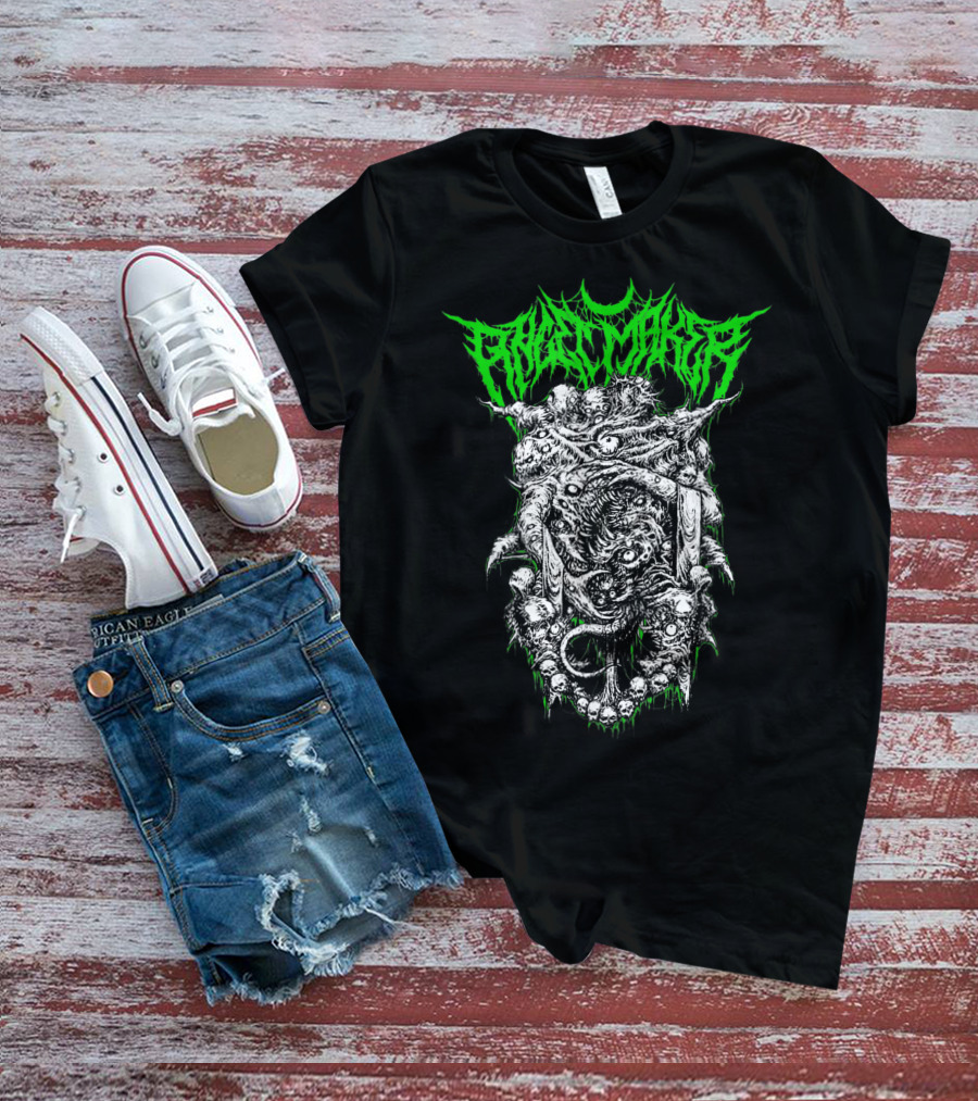 Angelmaker Death Metal Horror Skull T-Shirt