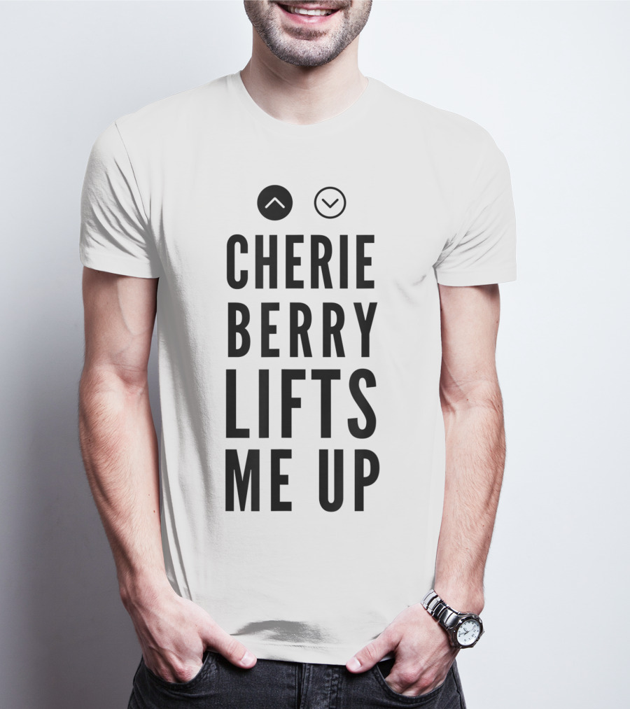 Cherie Berry Lifts Me Up Arrow Buttons T-Shirt