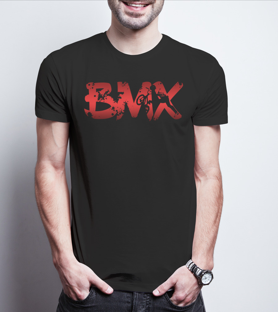BMX Distressed Kids Bike Riders T-Shirt