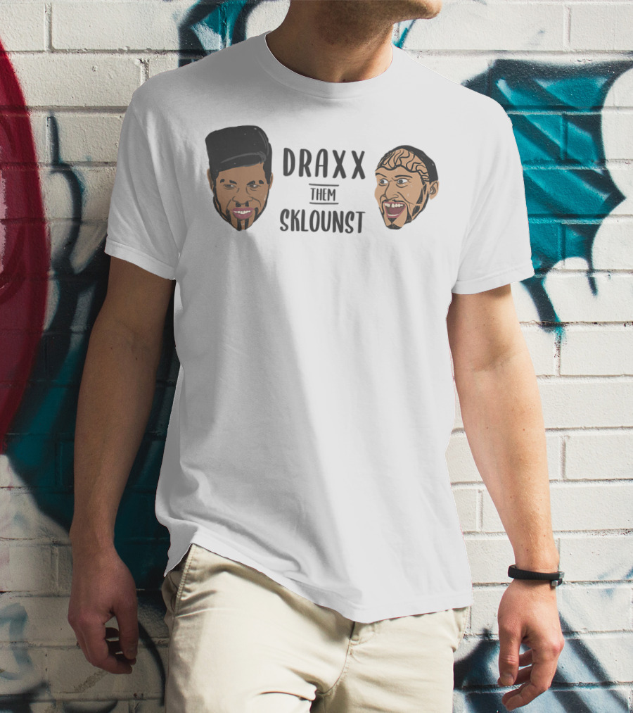 Draxx Them Sklounst Illustrated Faces T-Shirt