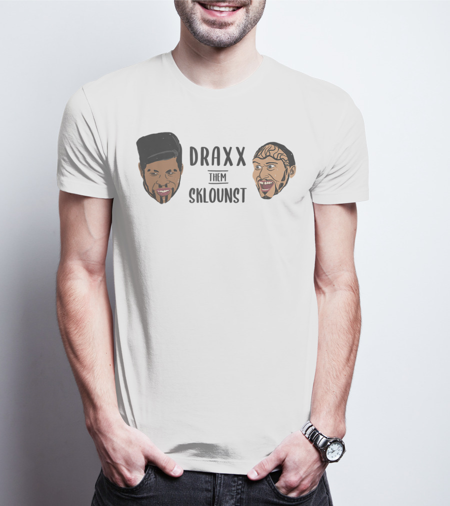 Draxx Them Sklounst Illustrated Faces T-Shirt