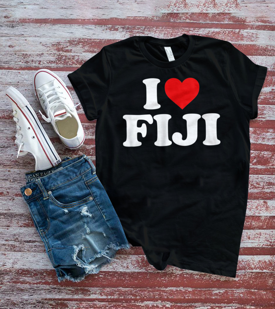 I Heart Fiji Love T-Shirt