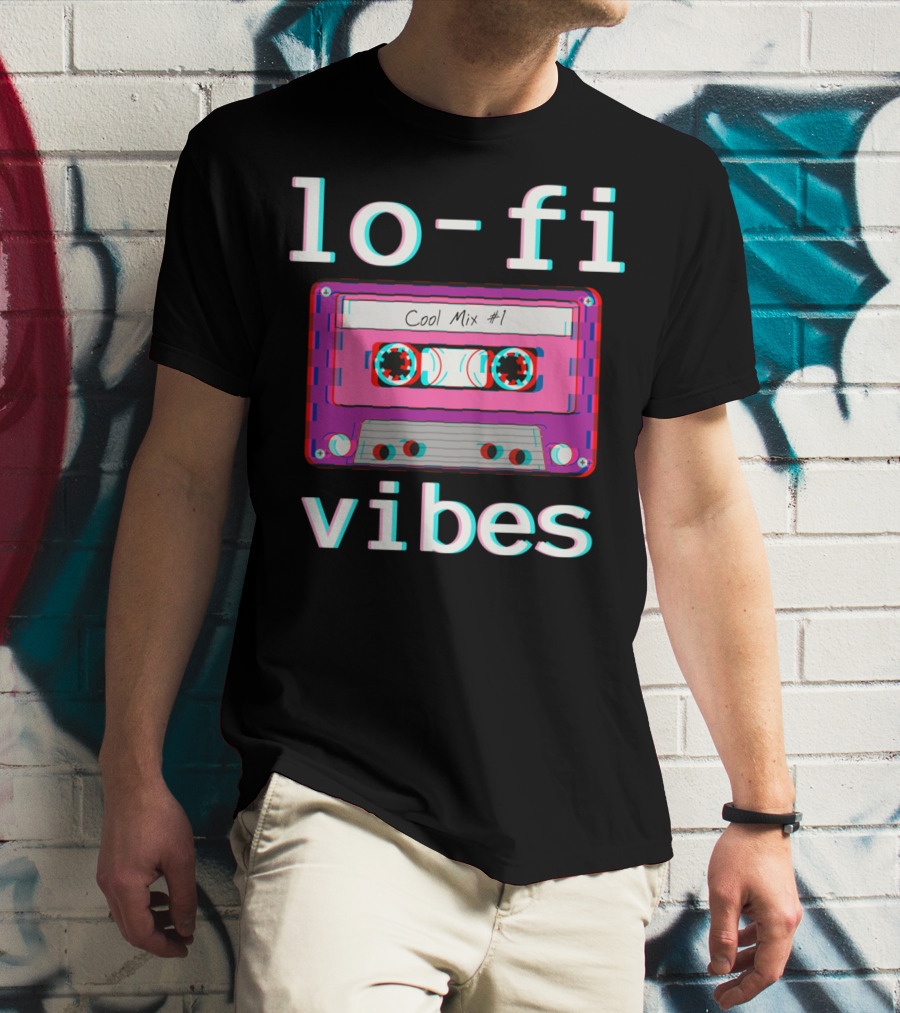 Lo-Fi Vibes Cool Mix #1 Tape Aesthetic T-Shirt