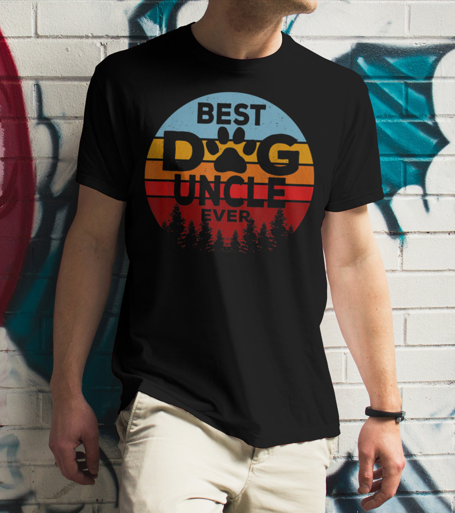 Best Dog Uncle Ever Vintage T-Shirt