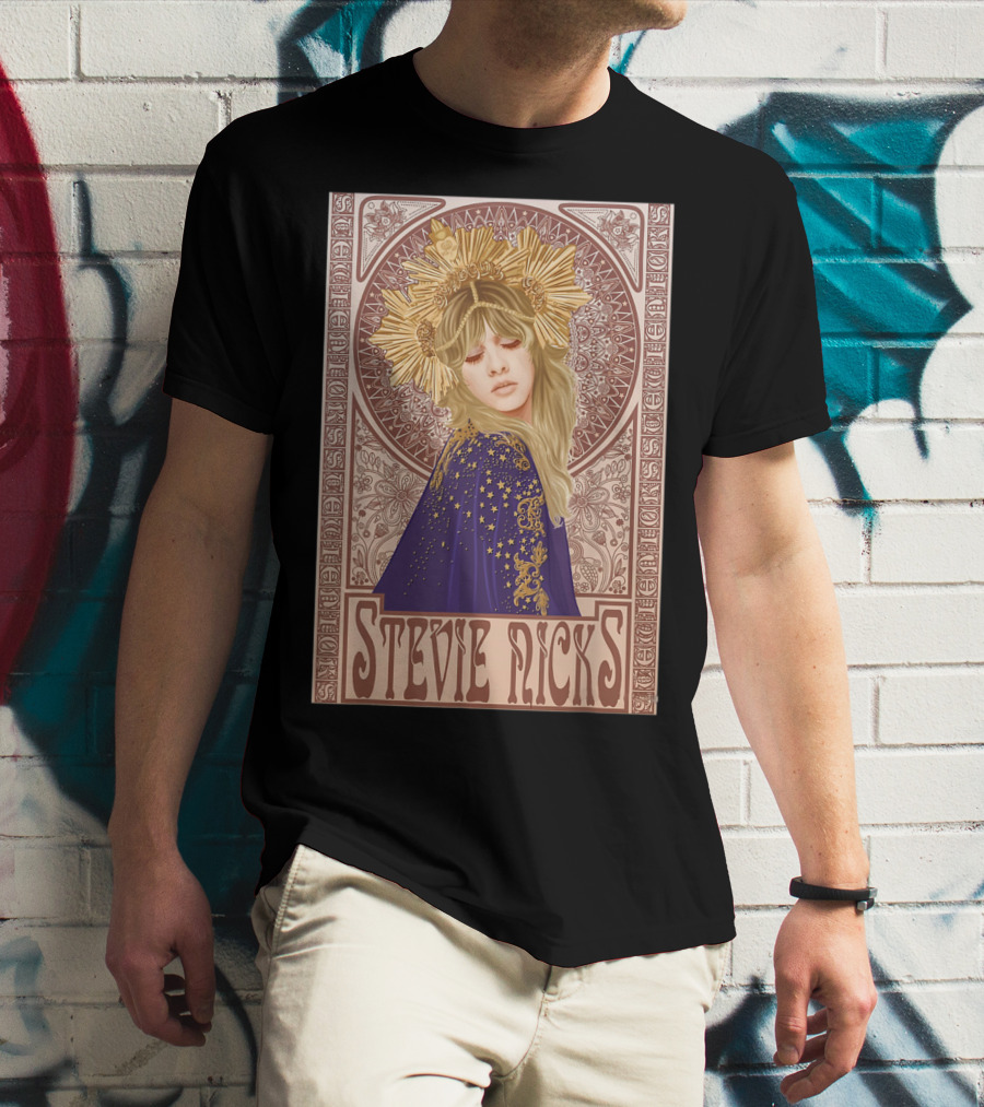 Stevie Nicks Retro Art Nouveau T-Shirt