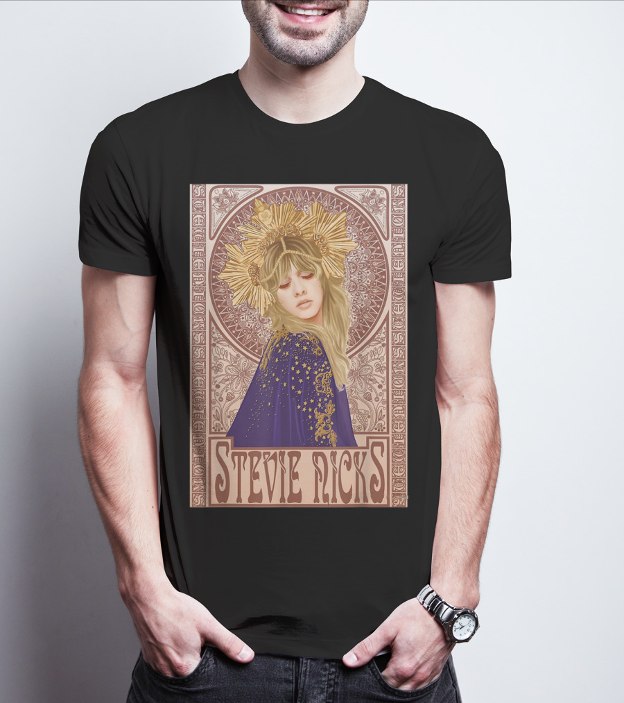Stevie Nicks Retro Art Nouveau T-Shirt