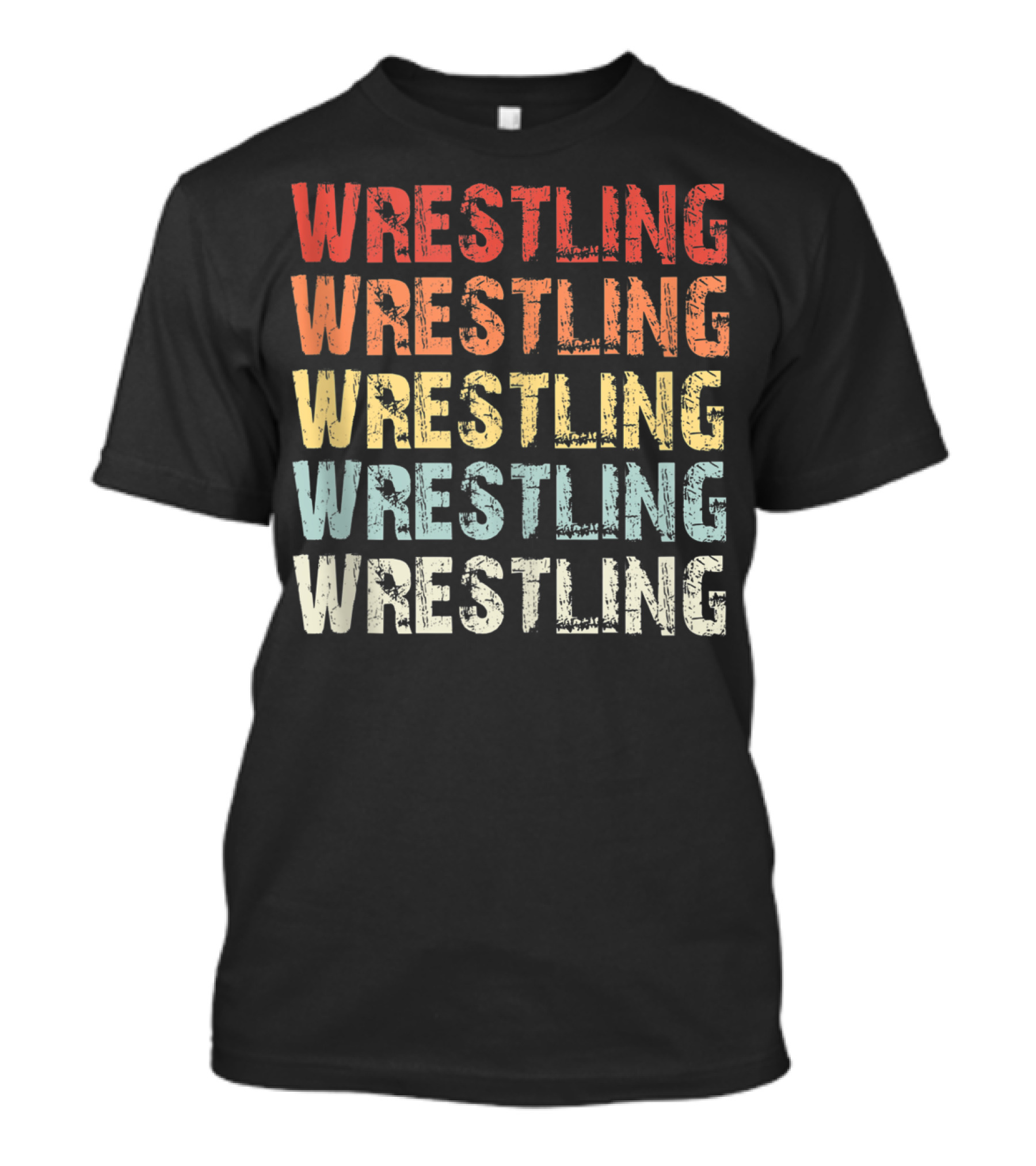 Wrestling Wrestling Wrestling Wrestling Wrestling Retro Lover T-Shirt