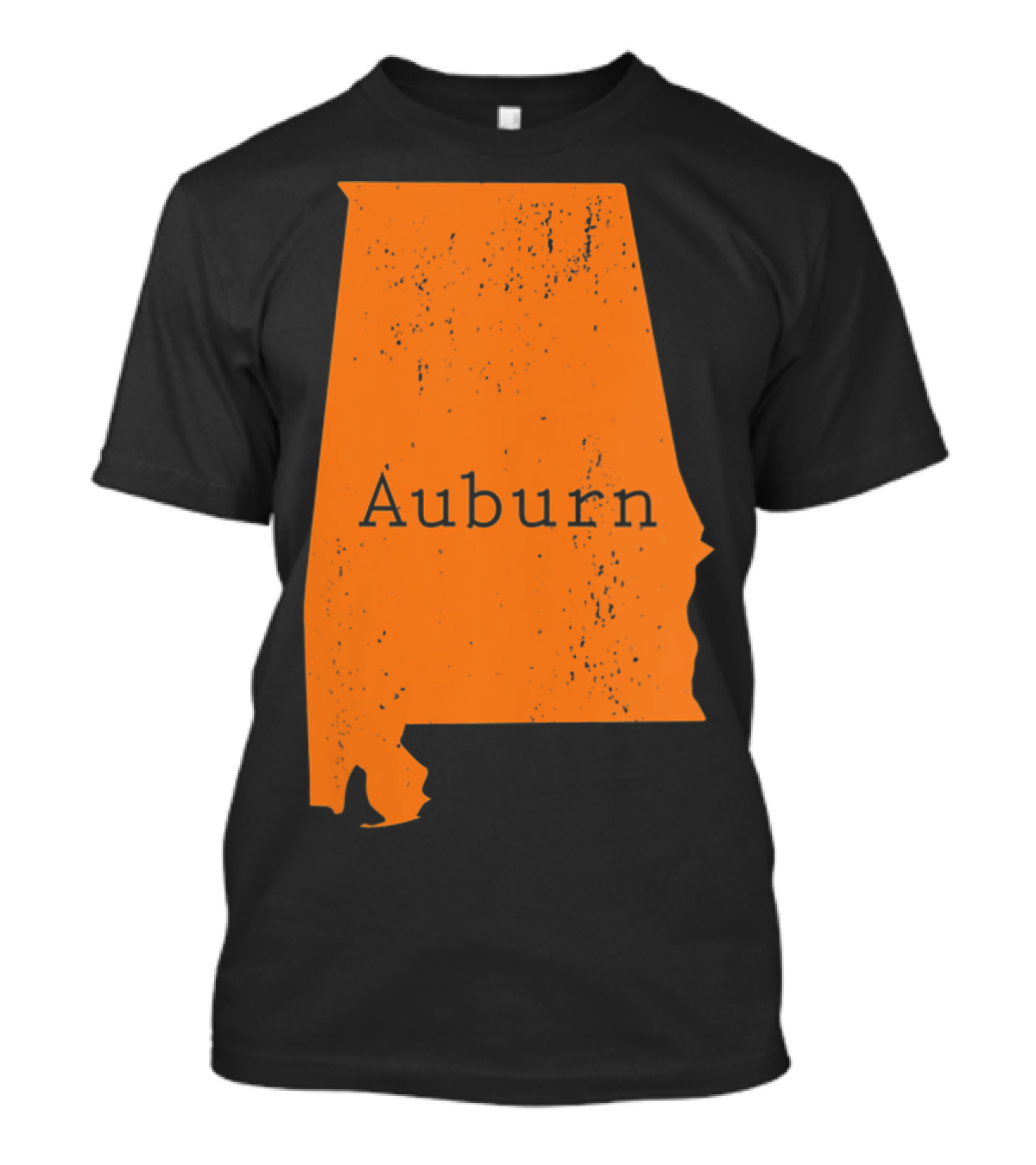 Auburn Alabama Vintage Map T-Shirt