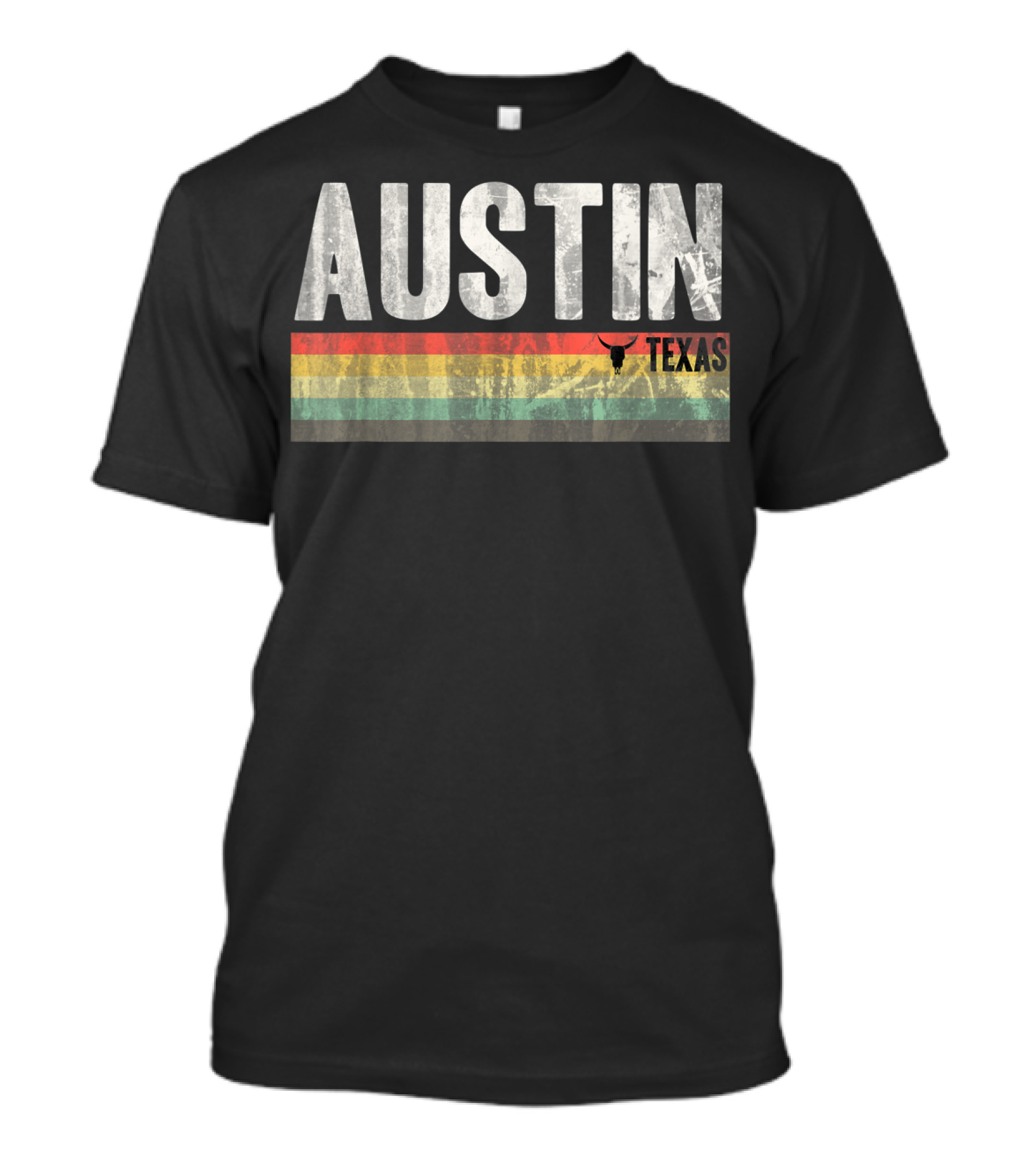 Austin Texas Retro Longhorn Pride T-Shirt