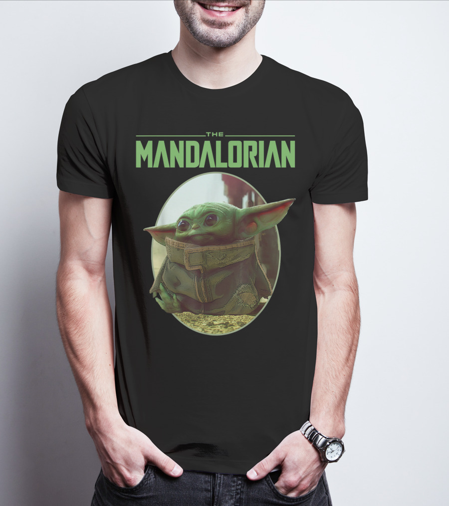 The Mandalorian The Child Star Wars Circle T-Shirt