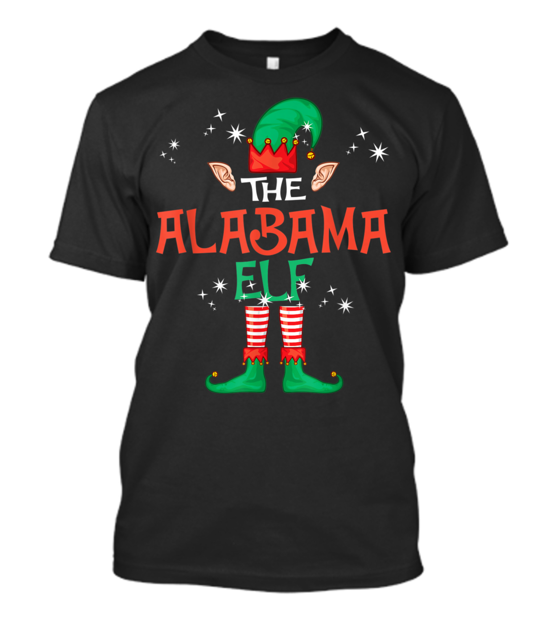 The Alabama Elf Christmas Outfit Family Group T-Shirt