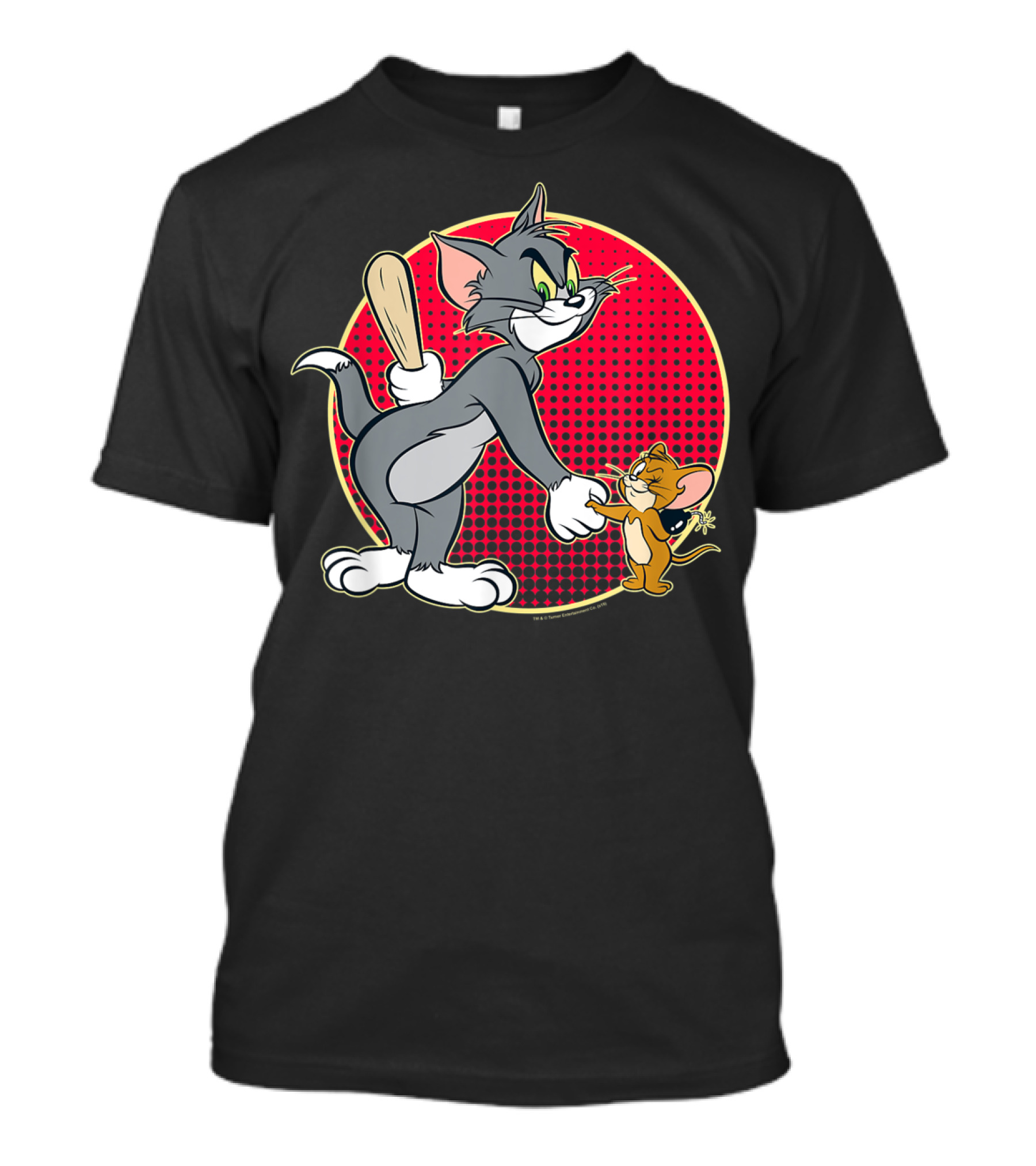 Tom And Jerry Classic Cartoon Characters Playful Moment T-Shirt