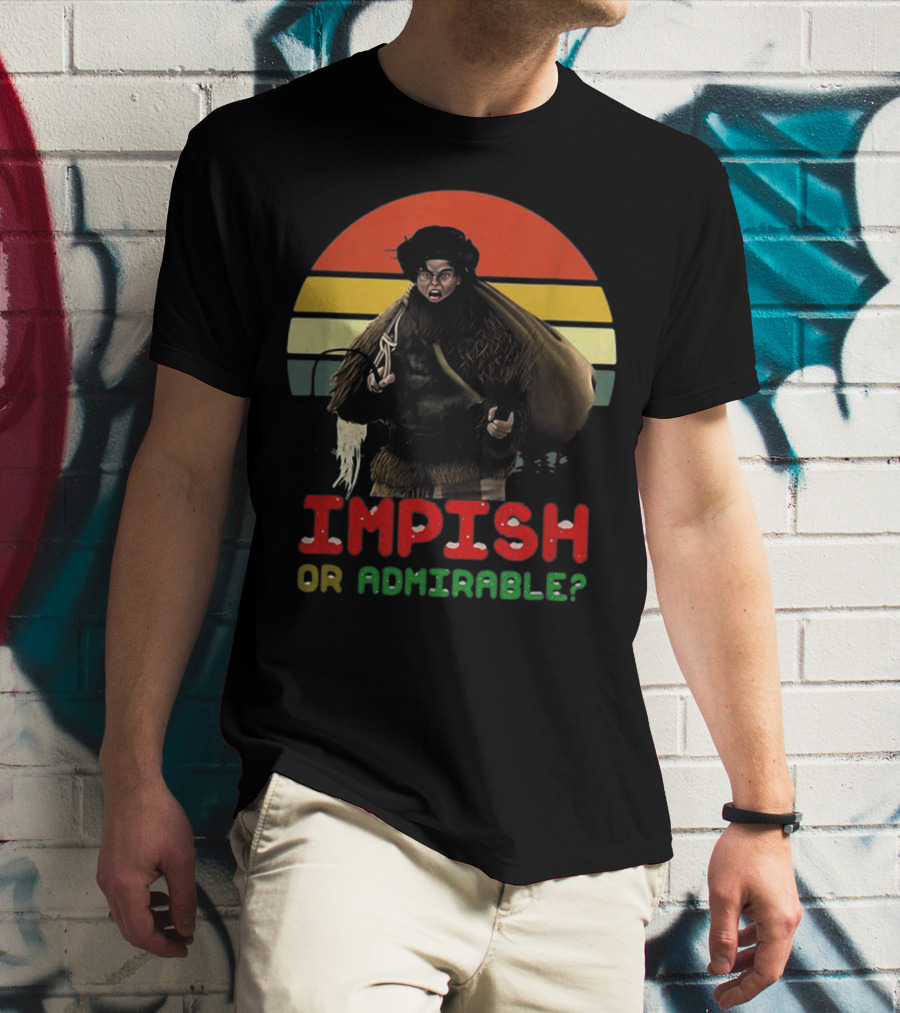 Impish Or Admirable Vintage Retro Sunset T-Shirt