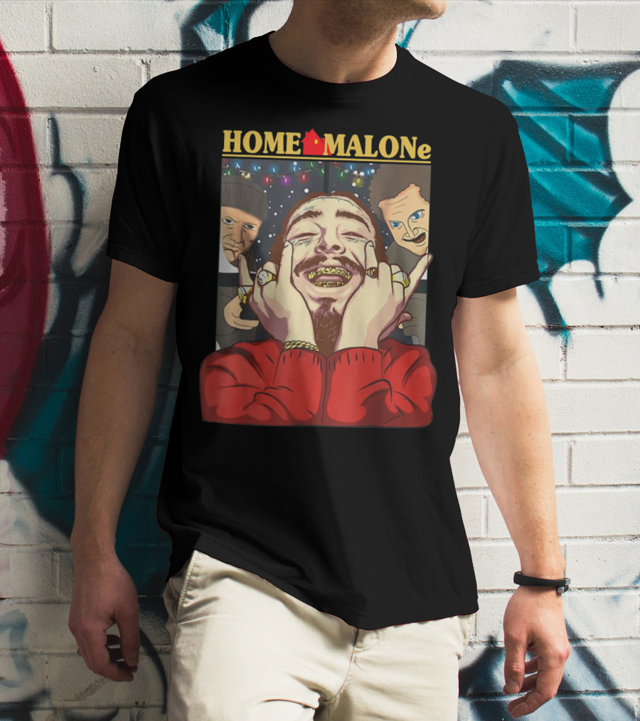 HOME MALONe Vintagehomemalone Christmas Winter T-Shirt