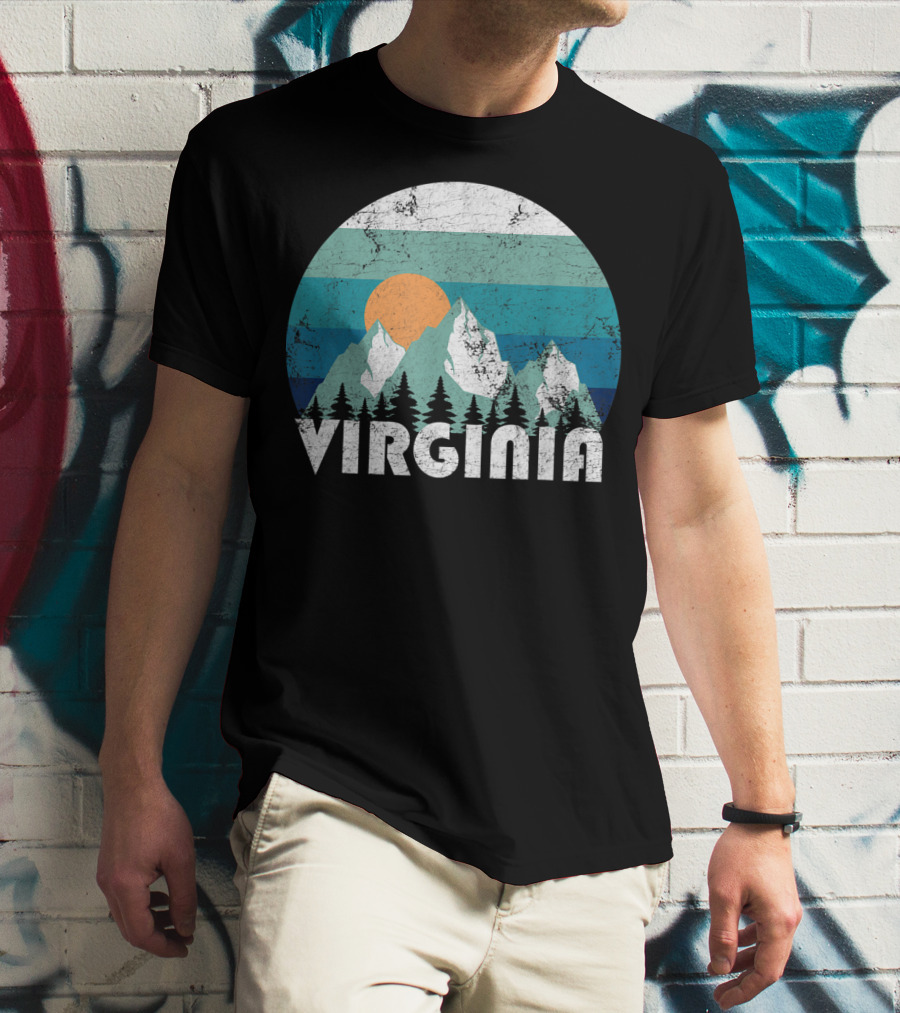 Virginia Mountains Sunset T-Shirt
