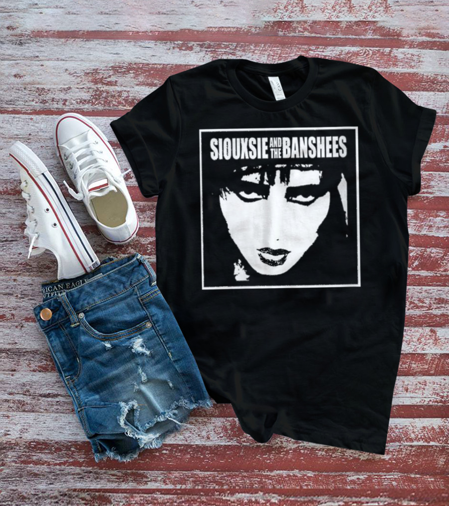 Siouxsie And The Banshees Siouxsie Monochrome Face T-Shirt