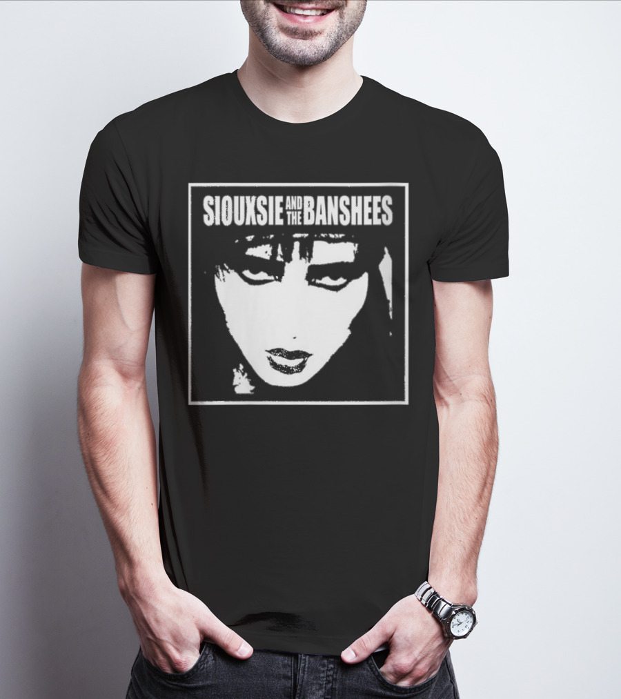 Siouxsie And The Banshees Siouxsie Monochrome Face T-Shirt