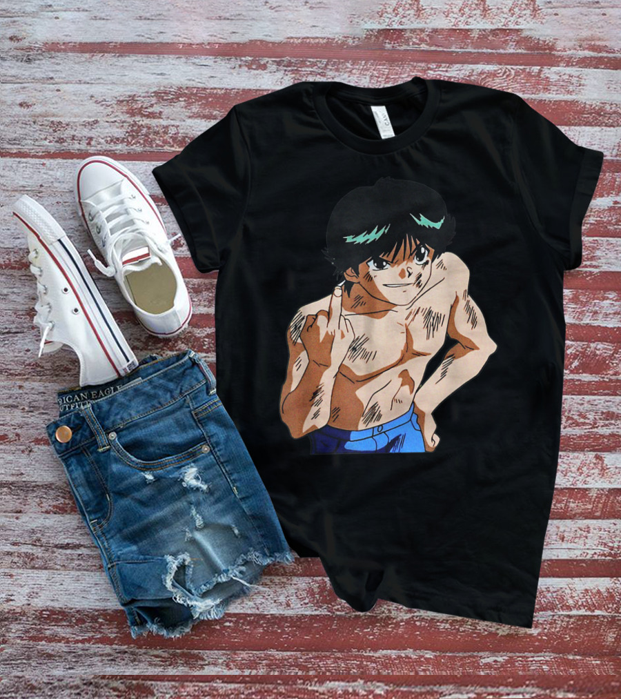 Yusuke Urameshi From Yuyu Hakusho Anime Classics T-Shirt