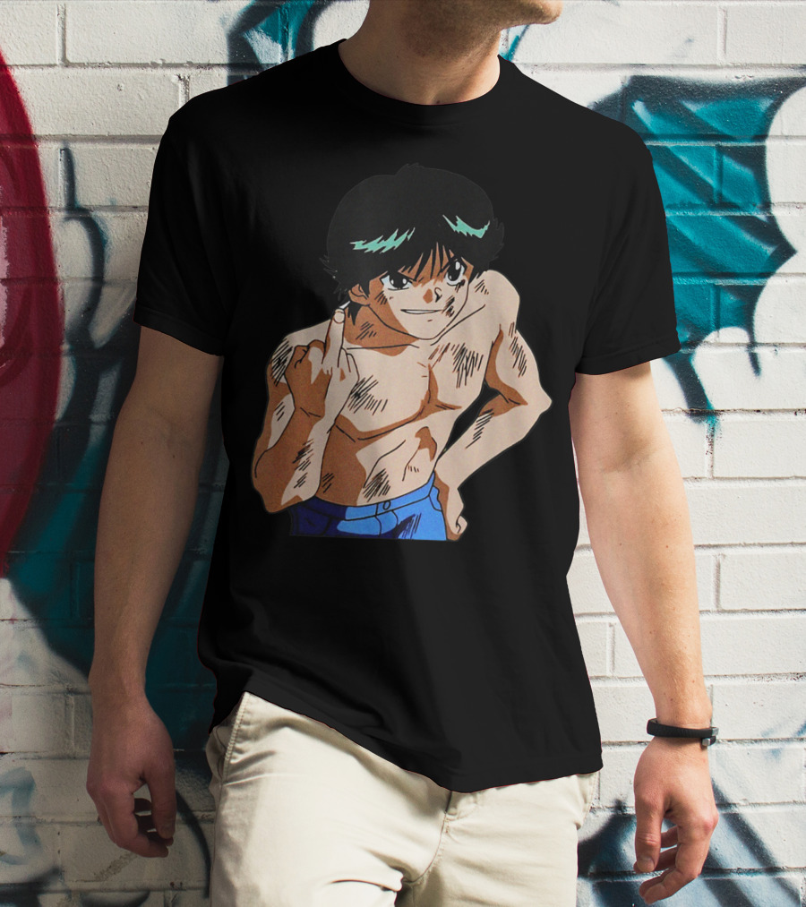 Yusuke Urameshi From Yuyu Hakusho Anime Classics T-Shirt